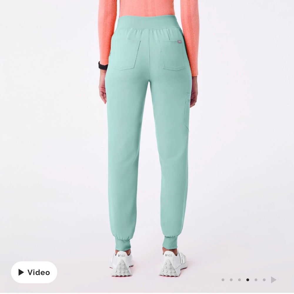 Figs Zamora Sea Glass Jogger Scrub Pants - Picture 2 of 6